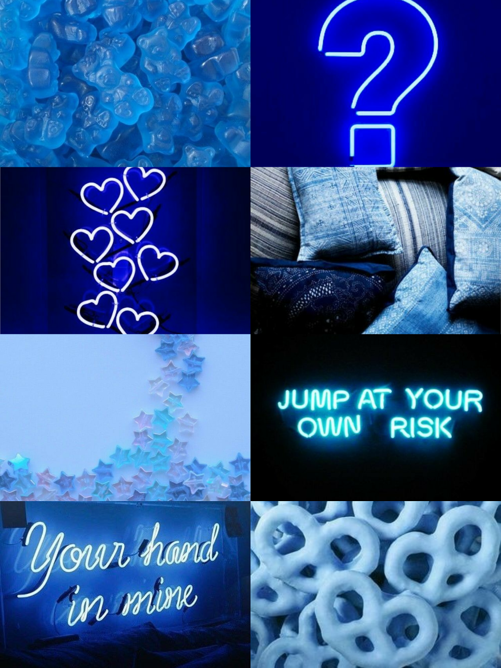 X Freetoedit Wallpaper Blue Aesthetic Neon Tumblr De Aesthetic