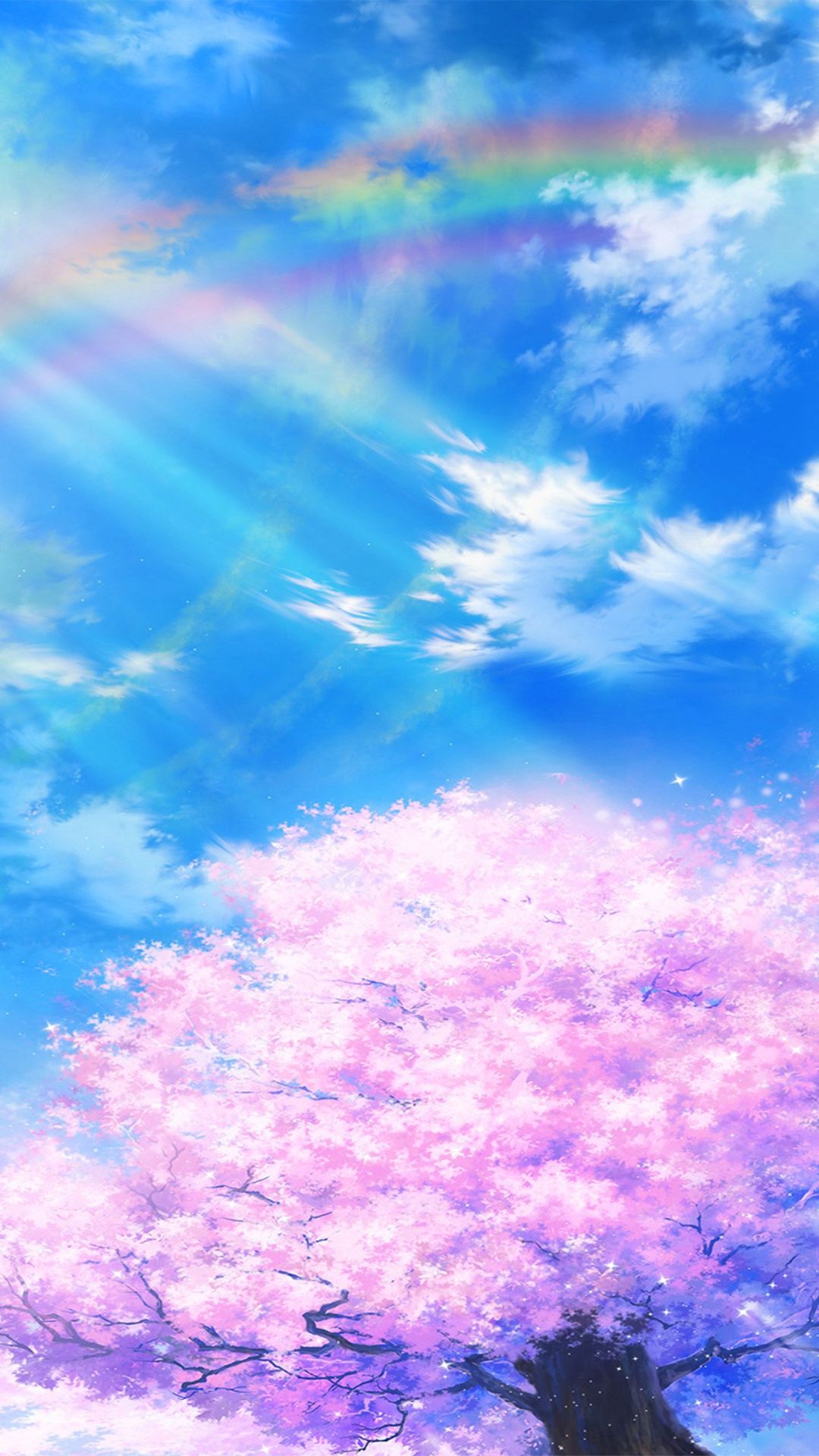 1080x1920 Anime Cielo Nube Primavera Arte Ilustracion iPhone 8 Fondo de  Pantalla de Nubes Anime - Todo fondos