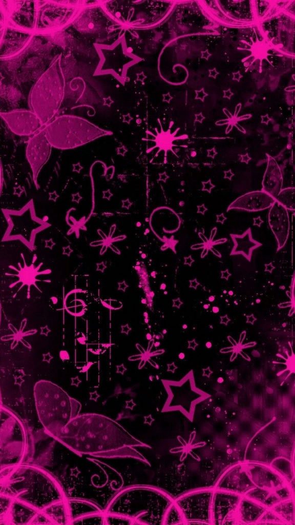 1080x1920 Mejor fondo de pantalla de iPhone negro y rosa. Papel de pantalla  de imagen linda de Colores, Rosa oscuro - Todo fondos