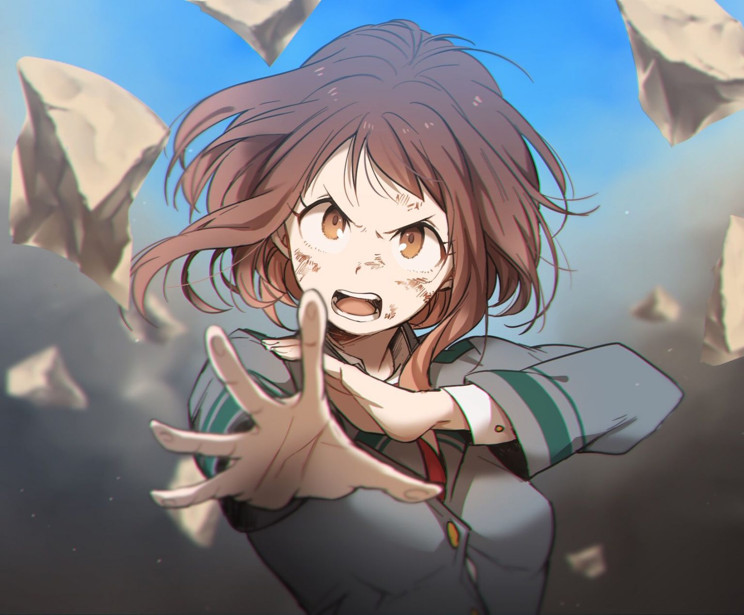 1688x1396 Uraraka Ochako - Boku No Hero Academia Anime Image Board de ...