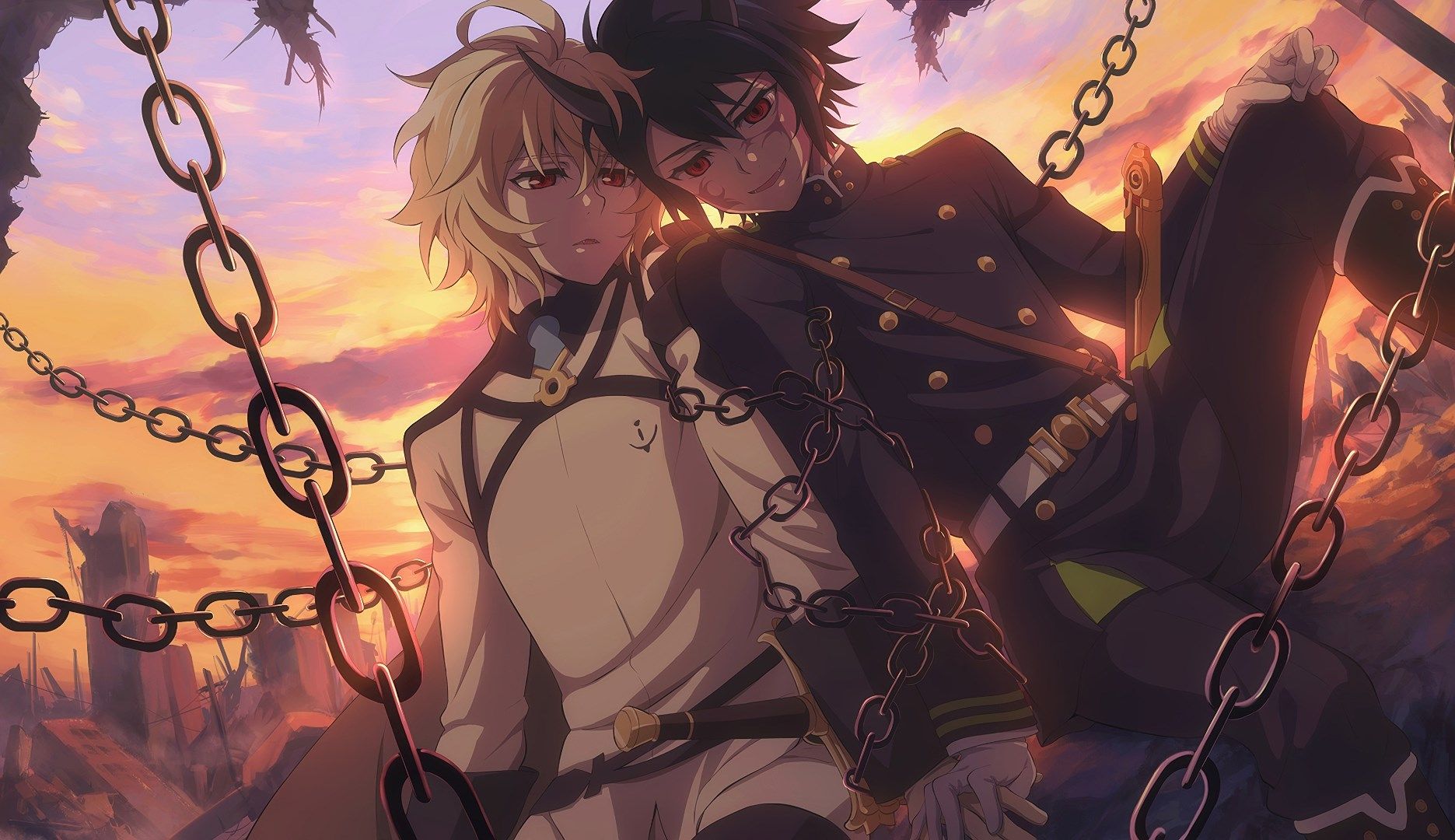 X Seraph Of The End Wallpaper X De Anime Owari No Seraph Seraph Of The