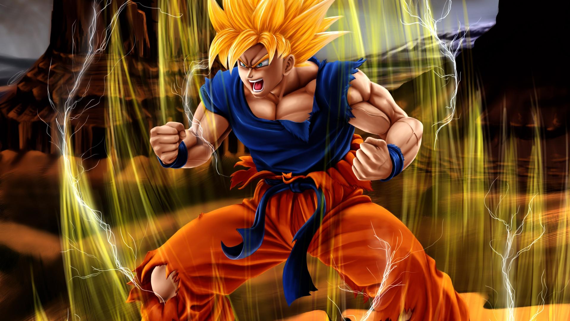 1920x1080 Dragon Ball Z GT Goku SSJ Wallpaper de Anime, Dragon Ball