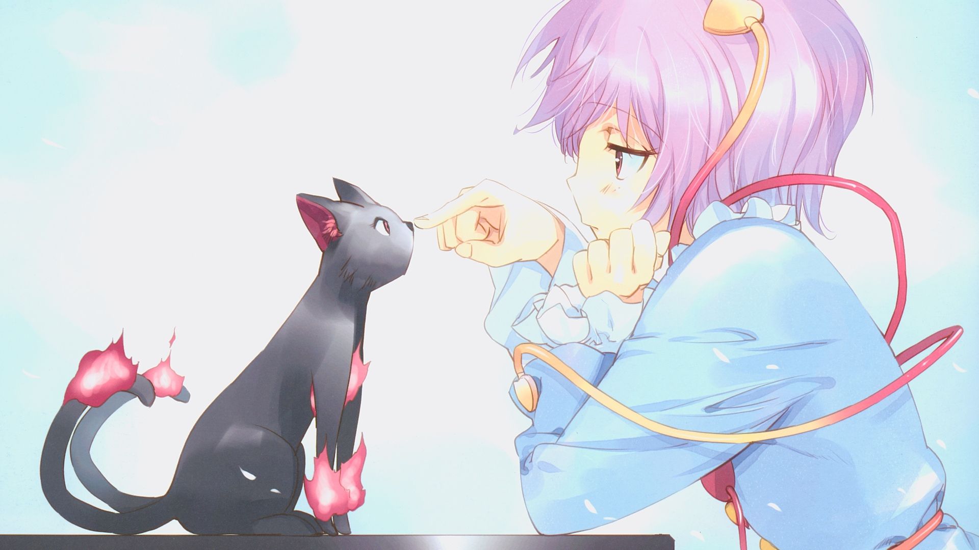 19x1080 Kagerou Project Anime Series Girl Linte Cat Wallpaper X Hd De Anime Lindo Gato Animado Todo Fondos