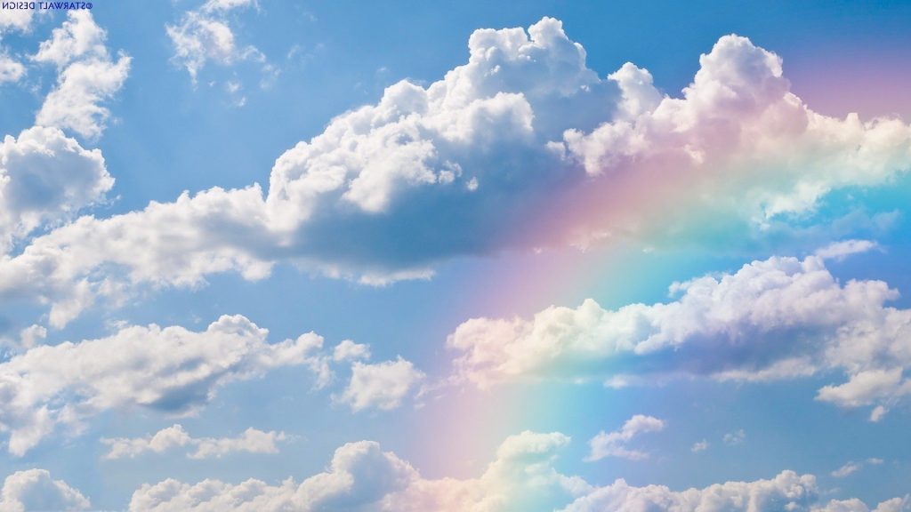 1920x1080 Rainbow por encima de las nubes Fondo de pantalla Awesome 41 ...