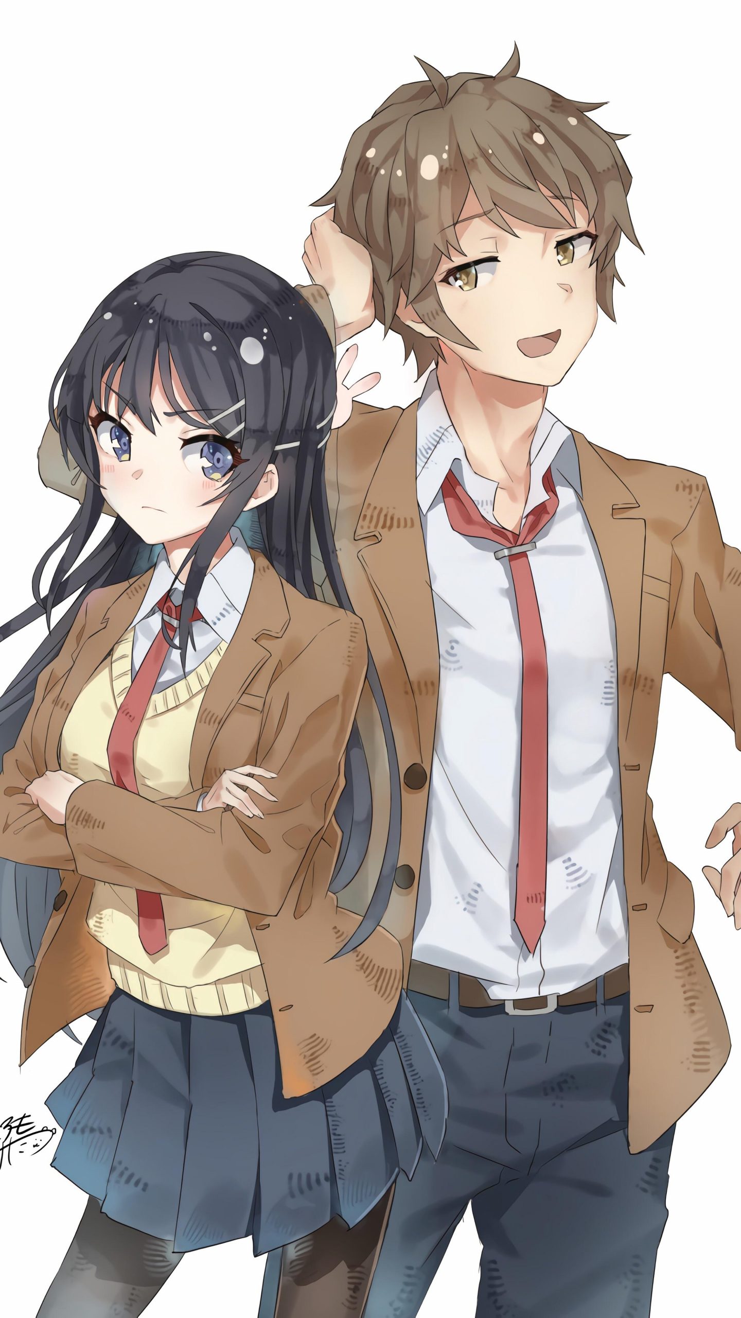 X Mobilemai Sakurajima Seishun Buta Yarou Wa Bunny Girl Senpai No De Anime Rascal No