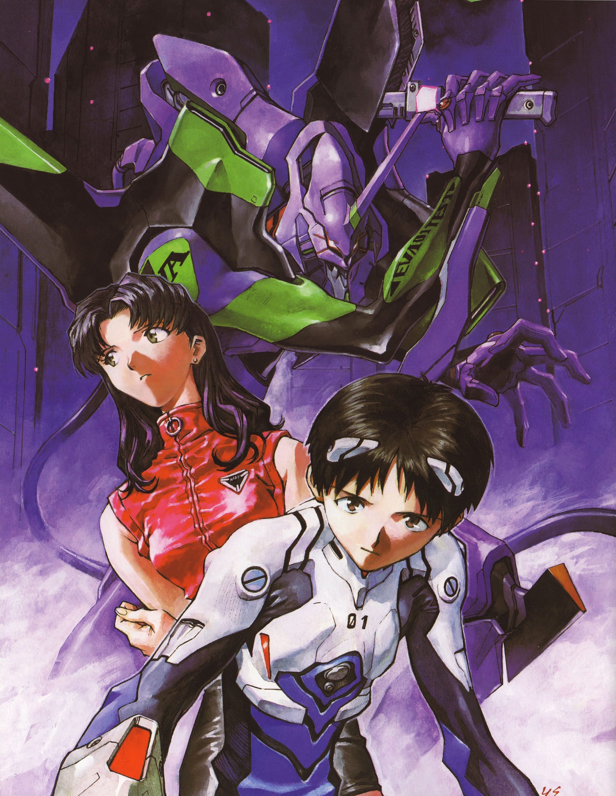 3484x4500 Neon Genesis Evangelion Shinji Ikari Misato Katsuragi Y Eva De Anime Misato 9308