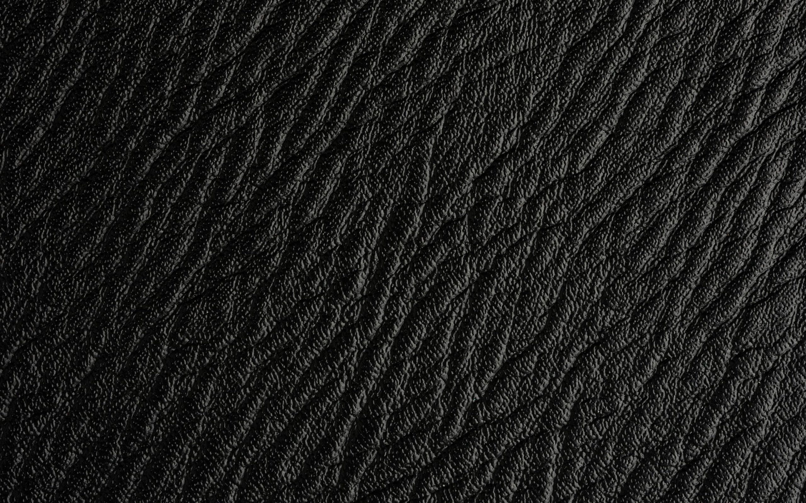 Download Wallpapers Black Leather Texture, Macro, Diagonal Leather